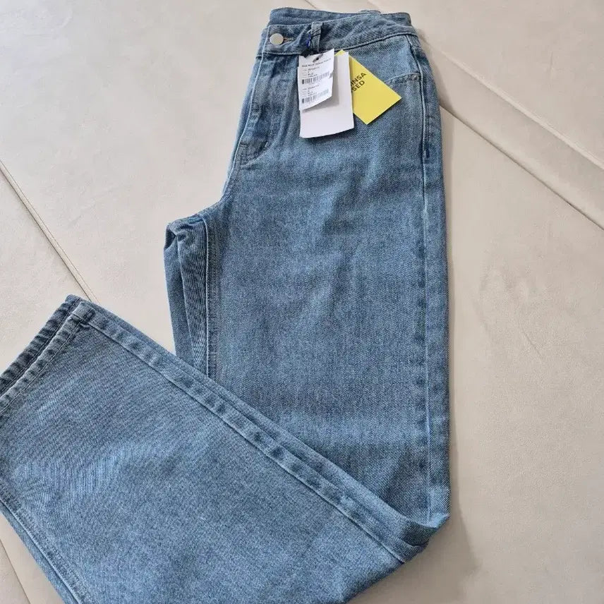 [BUNJANG] BCG Wide Leg Straight Fit Denim Pants Size S / BCG 와이드 데님 팬츠 S 사이즈 일자핏