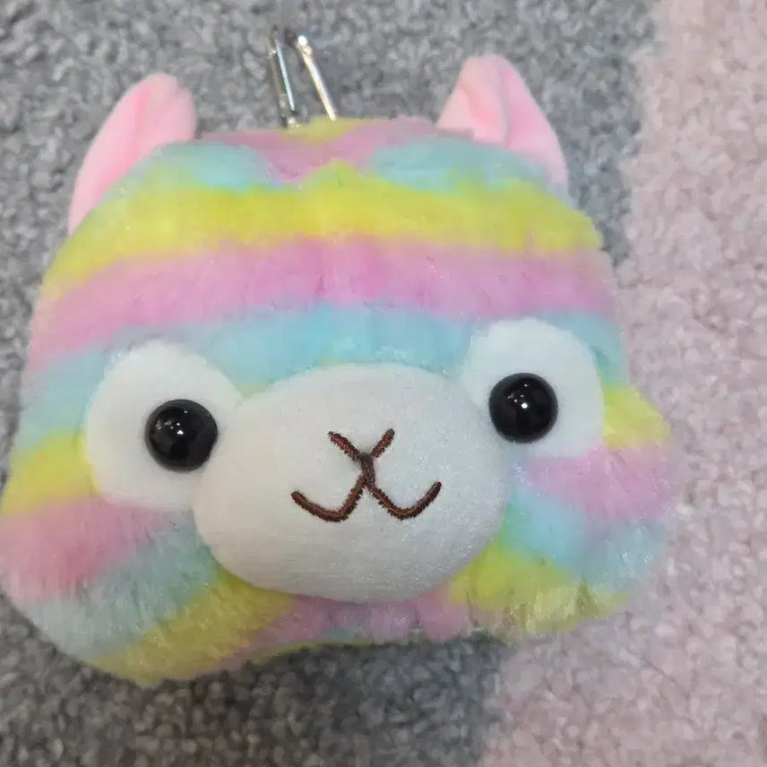 [BUNJANG] Mujigae Alpaca Lilpass Pouch Rainbow Alpaca / 무지개알파카 릴패스 파우치 레인보우 알파카