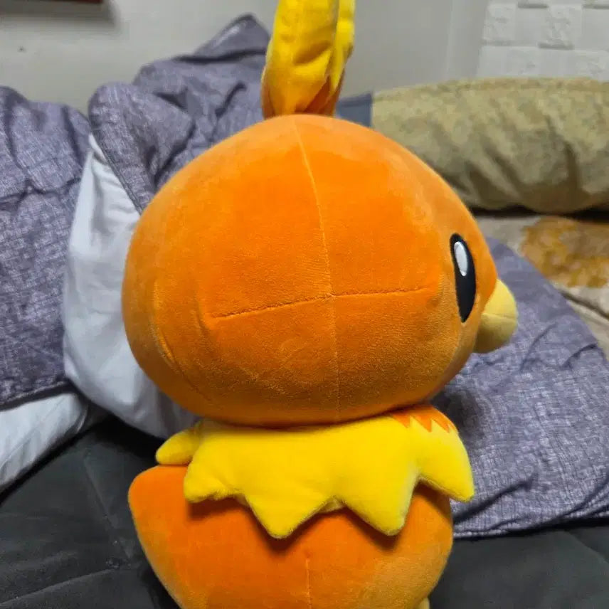 [BUNJANG] Bandai Spirits Torchic Plush Toy / 포켓몬스터 반다이 스피릿츠 아차모 인형 정품