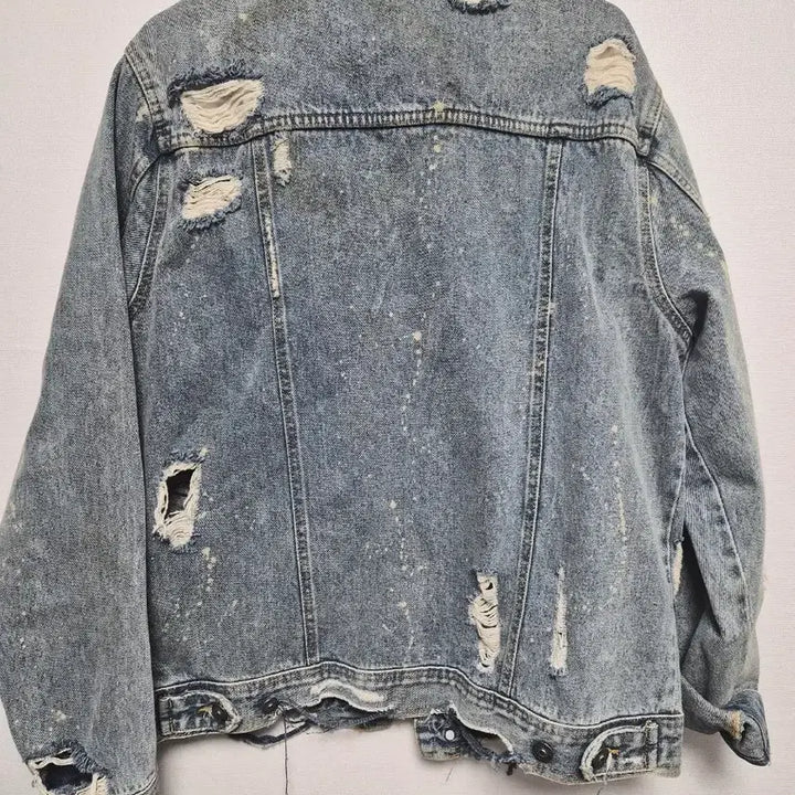 [BUNJANG] Zara 1975 Damage Wash Denim Jacket / 자라 1975 데미지 워싱 데님 자켓(남.여공용)