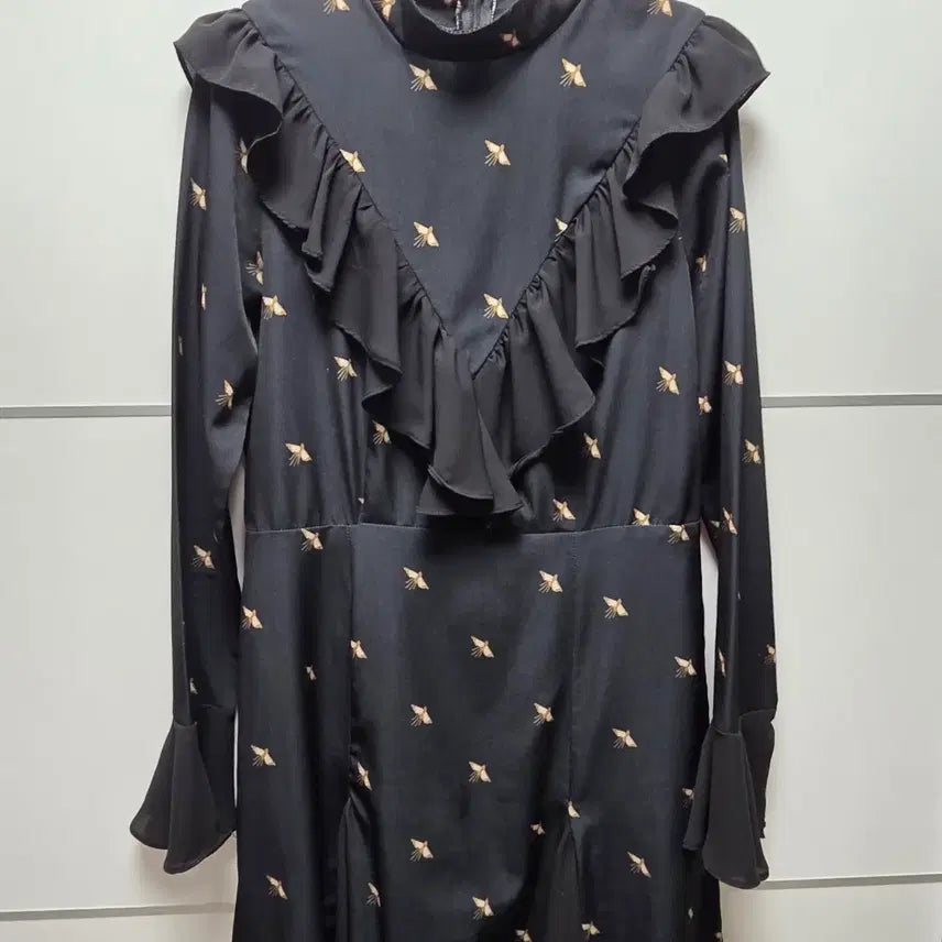[BUNJANG] Avec Frill Dress 55 Size / 아베크 프릴 원피스55사이즈