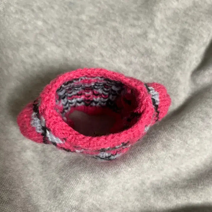 [BUNJANG] DAY6 Wonpil Denimals Pink Knit Sweater / 데니멀즈 옷 필끼 원필 핑크니트 데이식스