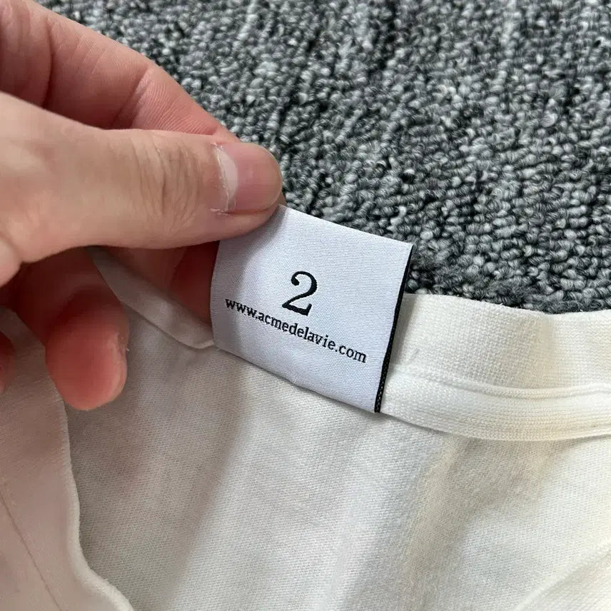 [SOLD OUT] 아크메드라비 아이보리 긴팔티셔츠