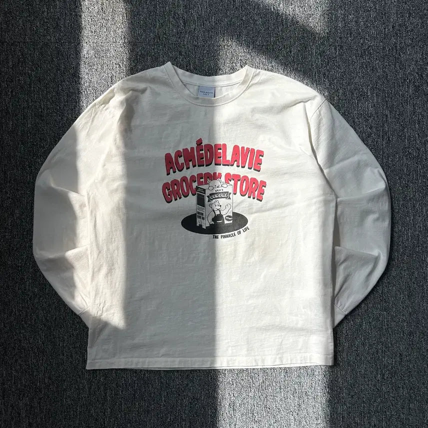 [SOLD OUT] 아크메드라비 아이보리 긴팔티셔츠