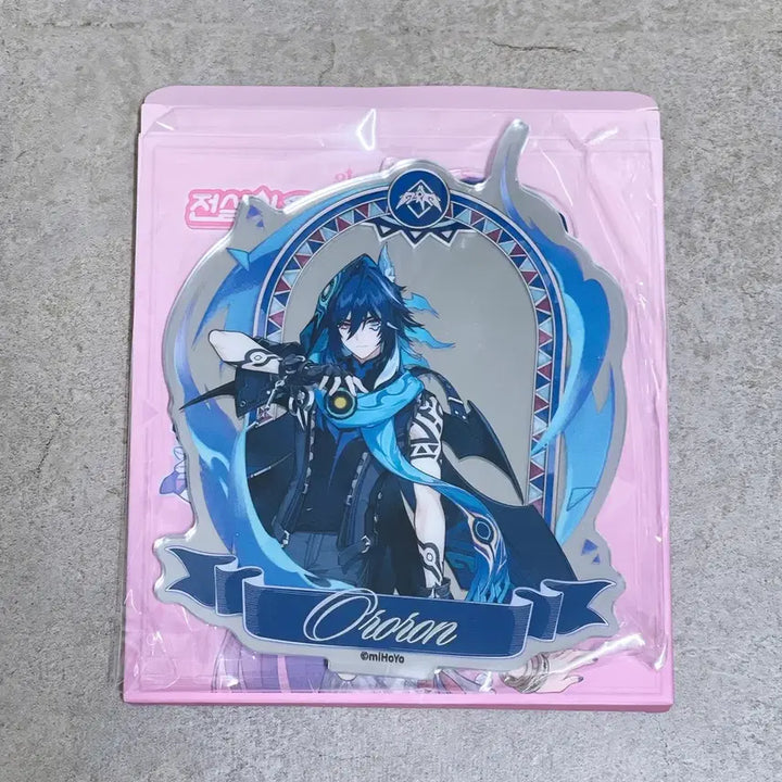 [BUNJANG] Genshin Impact Allorun Mirror Acrylic Stand / 원신 올로룬 거울 아크릴스탠드 맘스터치 콜라보