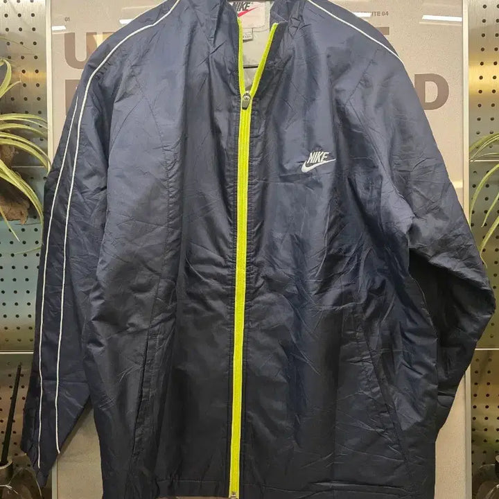 [BUNJANG] Nike Navy Windbreaker Jacket L / 나이키 네이비 바람막이 L