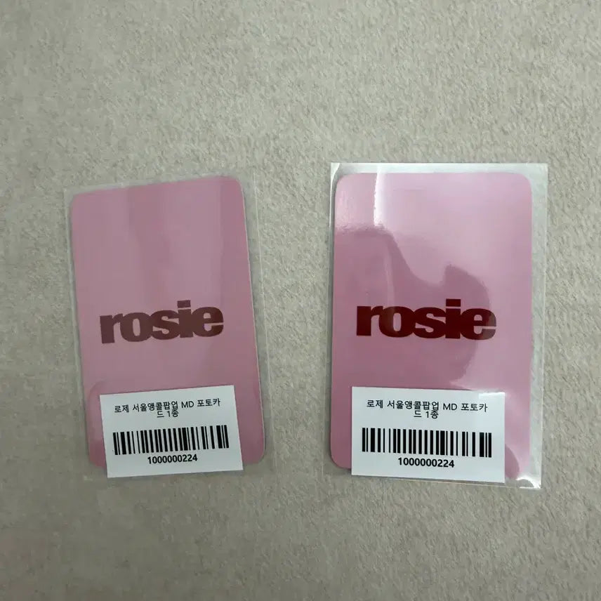 [BUNJANG] ROSÉ Seoul Encore Popup MD Photocard / 로제 서울앵콜팝업 MD 포토카드