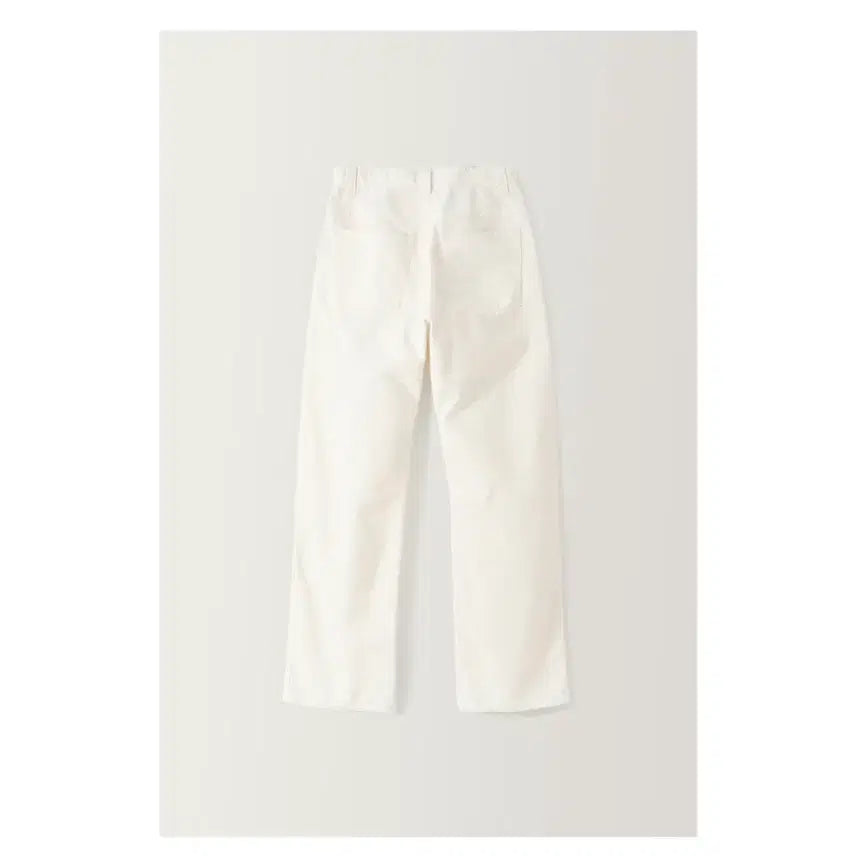 [BUNJANG] Nothing Written Eden Washing Pants - White S / 낫띵리튼 Eden washing pants - white S