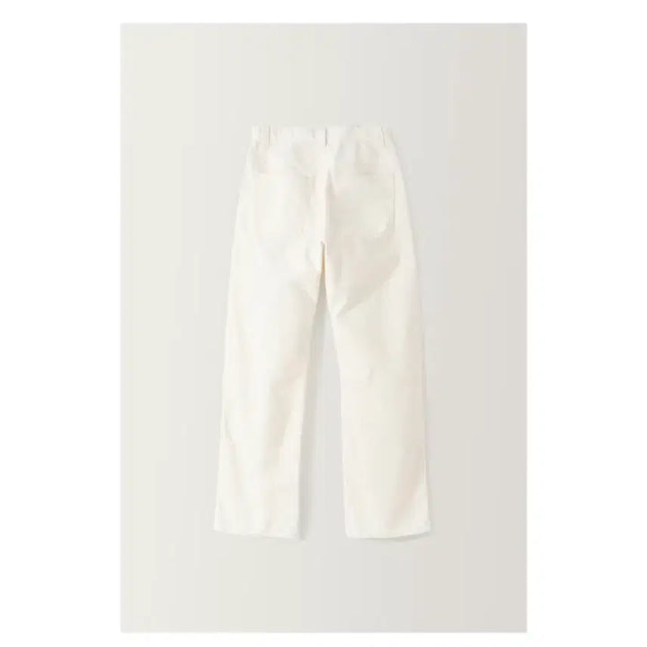 [BUNJANG] Nothing Written Eden Washing Pants - White S / 낫띵리튼 Eden washing pants - white S