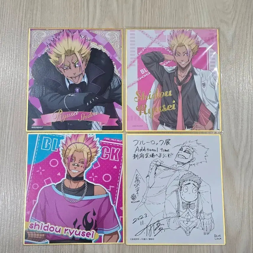 [BUNJANG] Blue Lock Seishiro Nagi Shikishi Bundle Set / 블루록 시도 류세이 색지 일괄