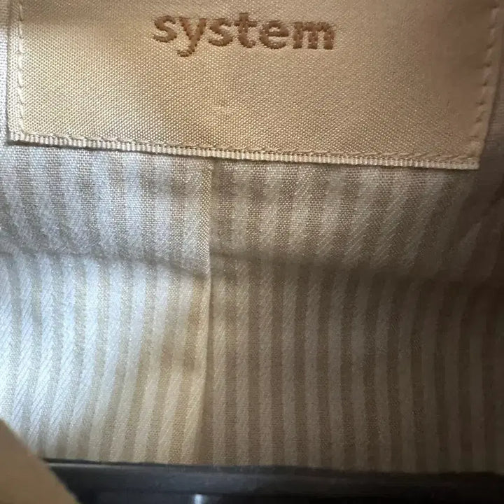 [BUNJANG] 한섬시스템SYSTEM 베이지 트렌치 코트 / 한섬시스템SYSTEM 베이지 트렌치 코트