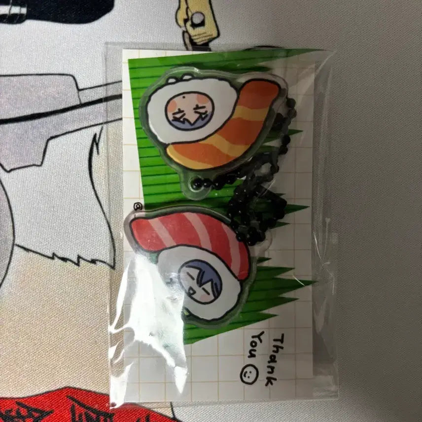 [BUNJANG] Gabage Time Jo Hyung High School Sushi Crew Park Byung Chan Acrylic Keyring / 통판 가비지타임 갑타 조형고 초밥즈 박병찬 병찬 초원 아크릴 키링