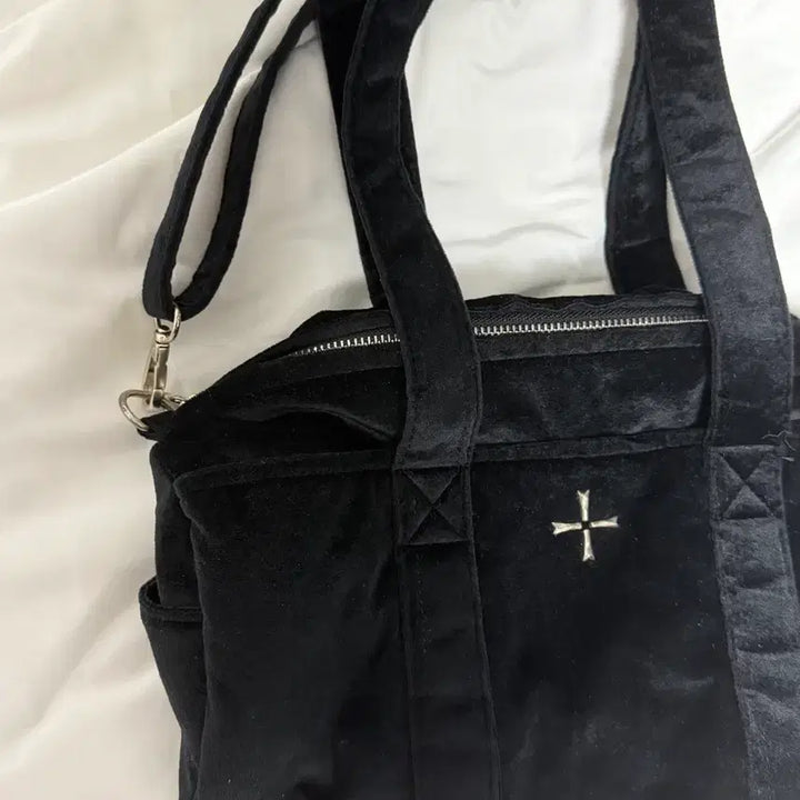 [BUNJANG] Kahara Velvet Ballerina Bag / 카하라 벨벳 발레리나백 블랙