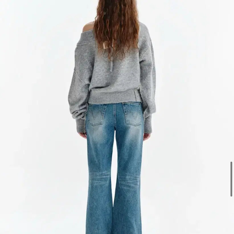 [BUNJANG] Matinkim Semi Bootcut Denim Pants / 마뗑킴 세미 부츠컷 데님팬츠
