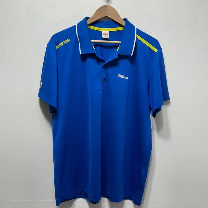 [BUNJANG] Wilson Blue Short Sleeve Polo T-Shirt XL / 윌슨 블루 반팔 폴로 티셔츠 XL