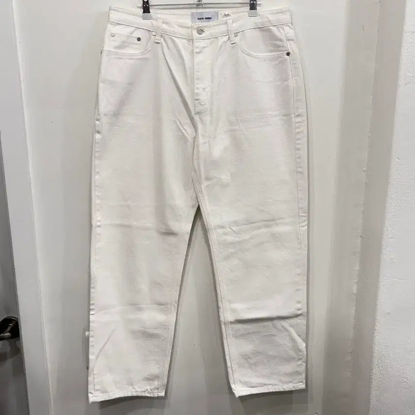 [BUNJANG] Plastic Product Regular Fit Wide Denim Pants / 플라스틱 프로덕트 레귤러핏 화이드 데님팬츠