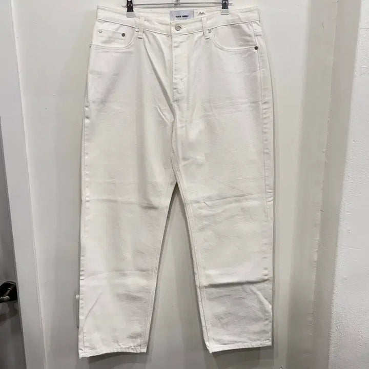 [BUNJANG] Plastic Product Regular Fit Wide Denim Pants / 플라스틱 프로덕트 레귤러핏 화이드 데님팬츠