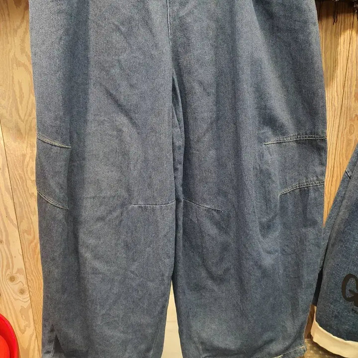 [BUNJANG] KEFANYU Wide Balloon Banding Denim XL / (새상품/남녀공용) KEFANYU 탄탄한 와이드 벌룬 밴딩 데님 XL