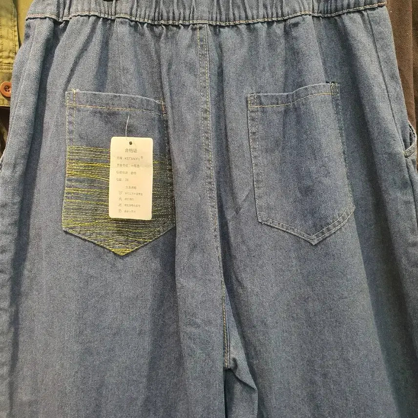 [BUNJANG] KEFANYU Wide Balloon Banding Denim XL / (새상품/남녀공용) KEFANYU 탄탄한 와이드 벌룬 밴딩 데님 XL