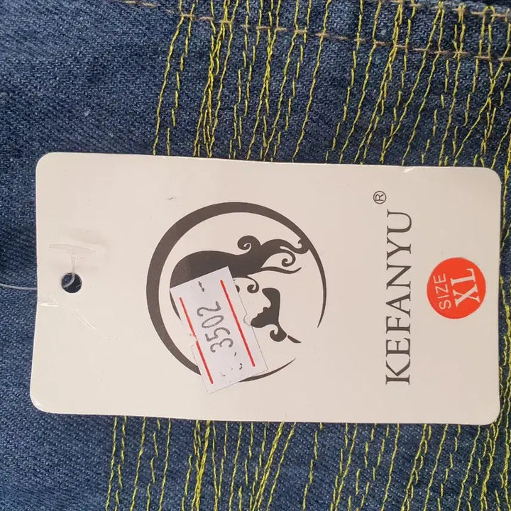 [BUNJANG] KEFANYU Wide Balloon Banding Denim XL / (새상품/남녀공용) KEFANYU 탄탄한 와이드 벌룬 밴딩 데님 XL