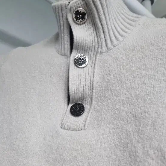 [BUNJANG] Stone Island Knit Half-Zip Sweater / 스톤아일랜드 니트 반집업