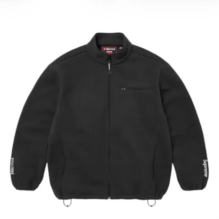 [BUNJANG] Supreme x Marmot Fleece Jacket Black / 슈프림 x 마모트 플리스 자켓 블랙 - 25FW