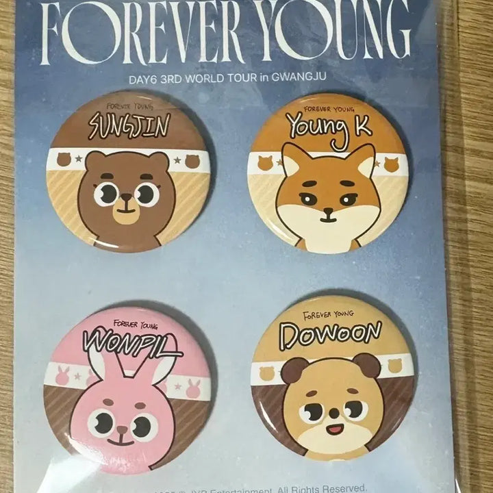 [SOLD OUT] 데이식스 광주콘 뱃지 풀세트