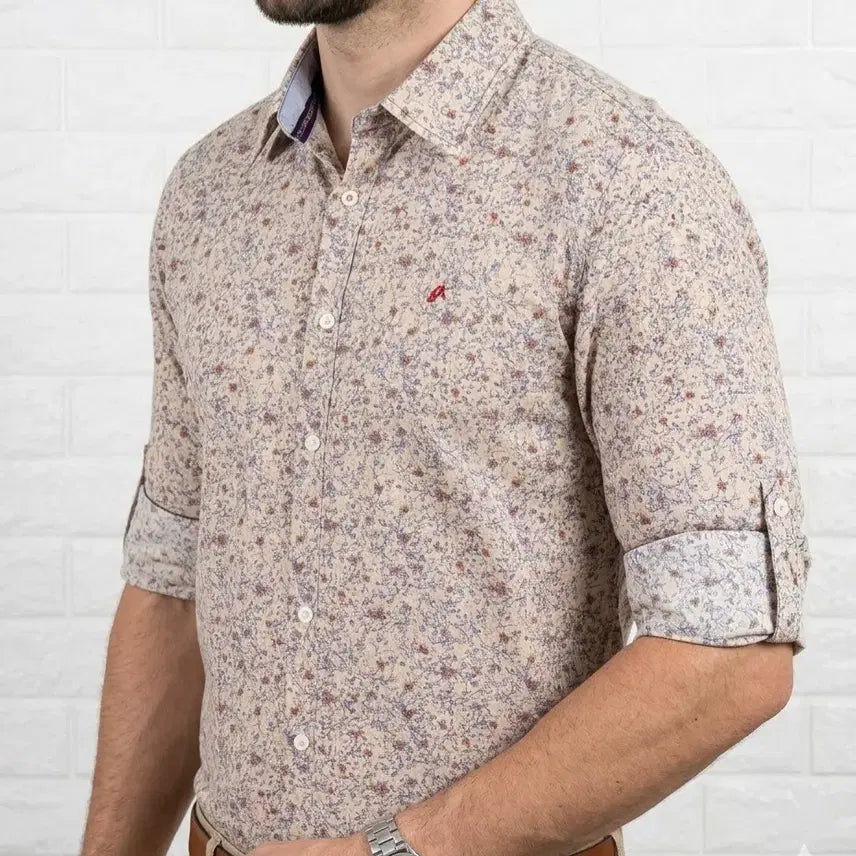 [BUNJANG] Unspecified Flower Pattern Cotton Shirt / [90]시리즈 플라워 패턴 코튼 셔츠