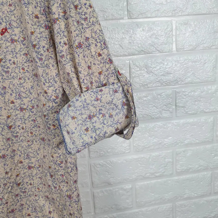 [BUNJANG] Unspecified Flower Pattern Cotton Shirt / [90]시리즈 플라워 패턴 코튼 셔츠