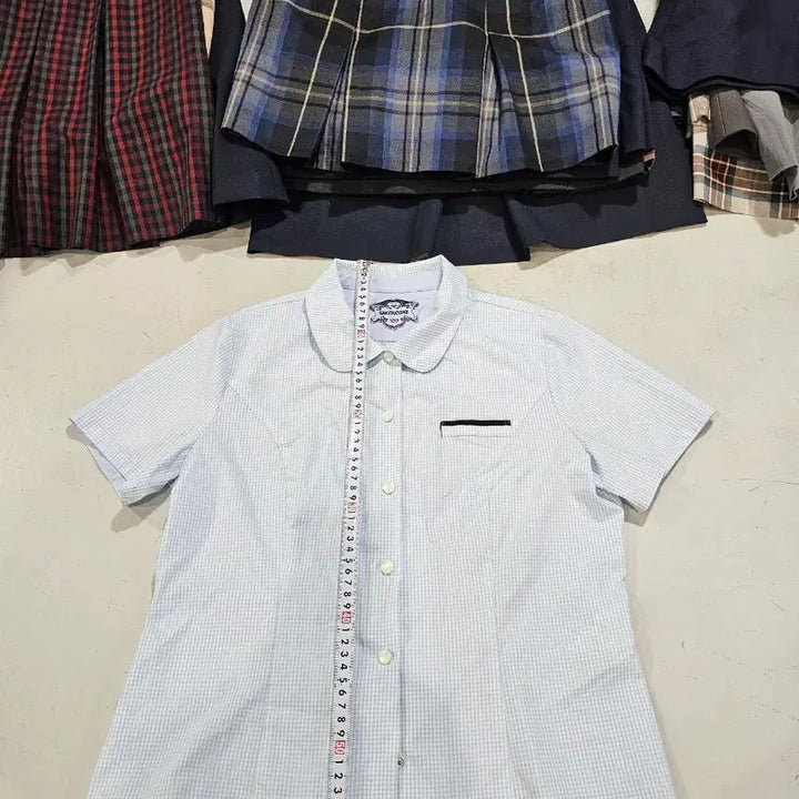 [BUNJANG] Used School Uniform Short-Sleeve Shirt - Size 100 / 중고여성 교복반팔셔츠 사이즈 100
