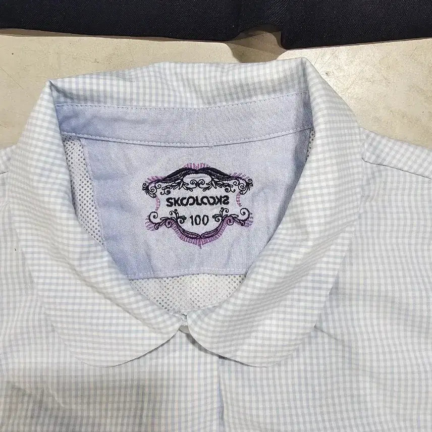 [BUNJANG] Used School Uniform Short-Sleeve Shirt - Size 100 / 중고여성 교복반팔셔츠 사이즈 100