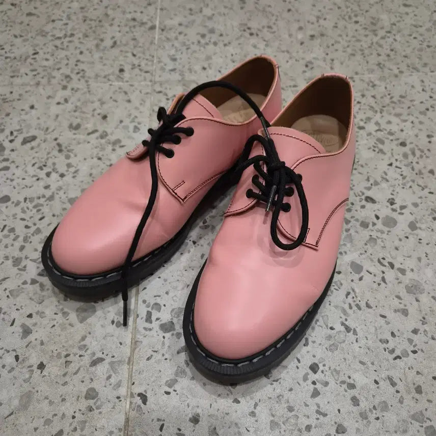 [BUNJANG] Solo-Bears Noah Gibson Pink Sneakers / 솔로베어 노아 깁슨 핑크 UK7.5