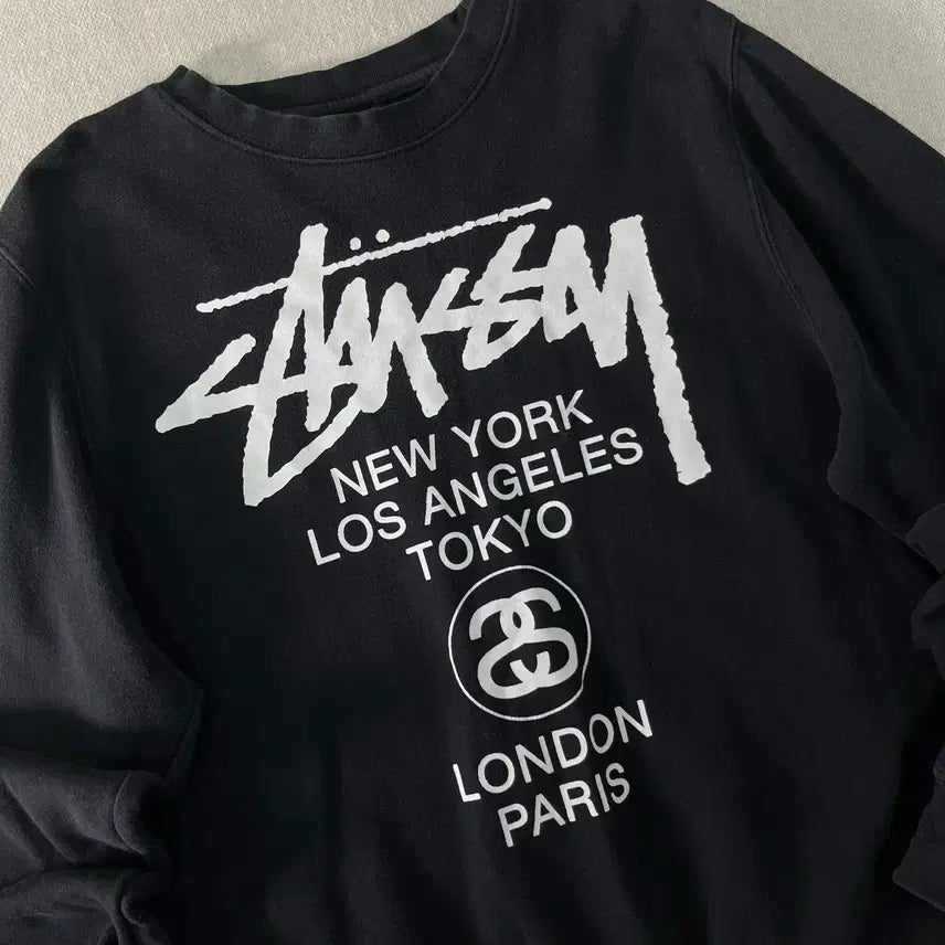 [SOLD OUT] 95 스투시 월드투어 크루넥 맨투맨