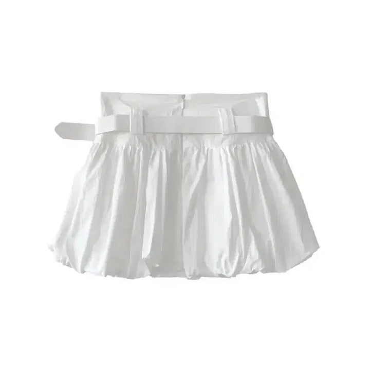 [BUNJANG] Jeanne Belt Balloon Skirt / 잔느 벨트 벌룬 스커트