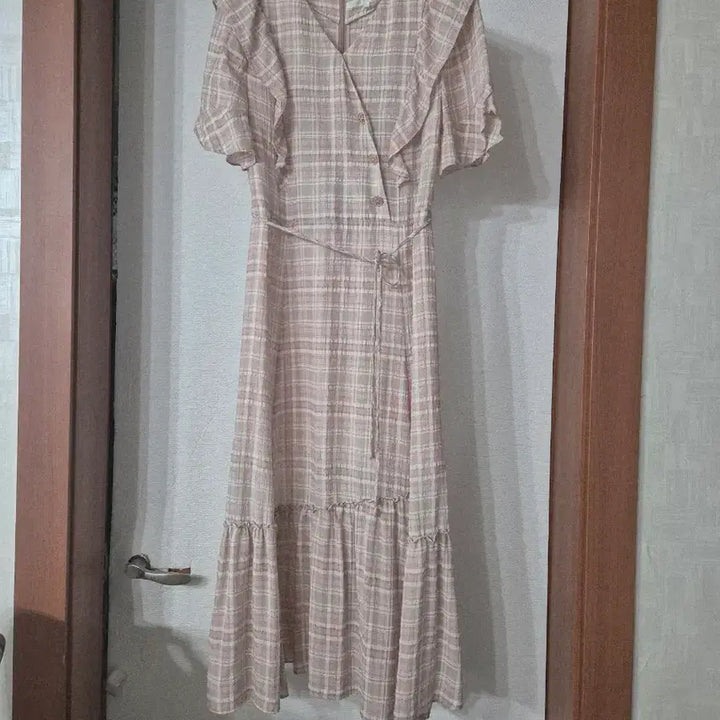 [BUNJANG] Olive Des Olive Check Long Dress / 올리브데올리브 체크 롱원피스