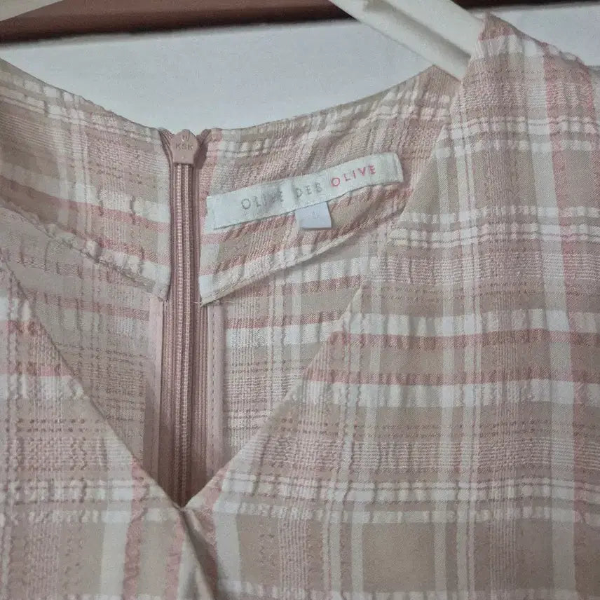 [BUNJANG] Olive Des Olive Check Long Dress / 올리브데올리브 체크 롱원피스