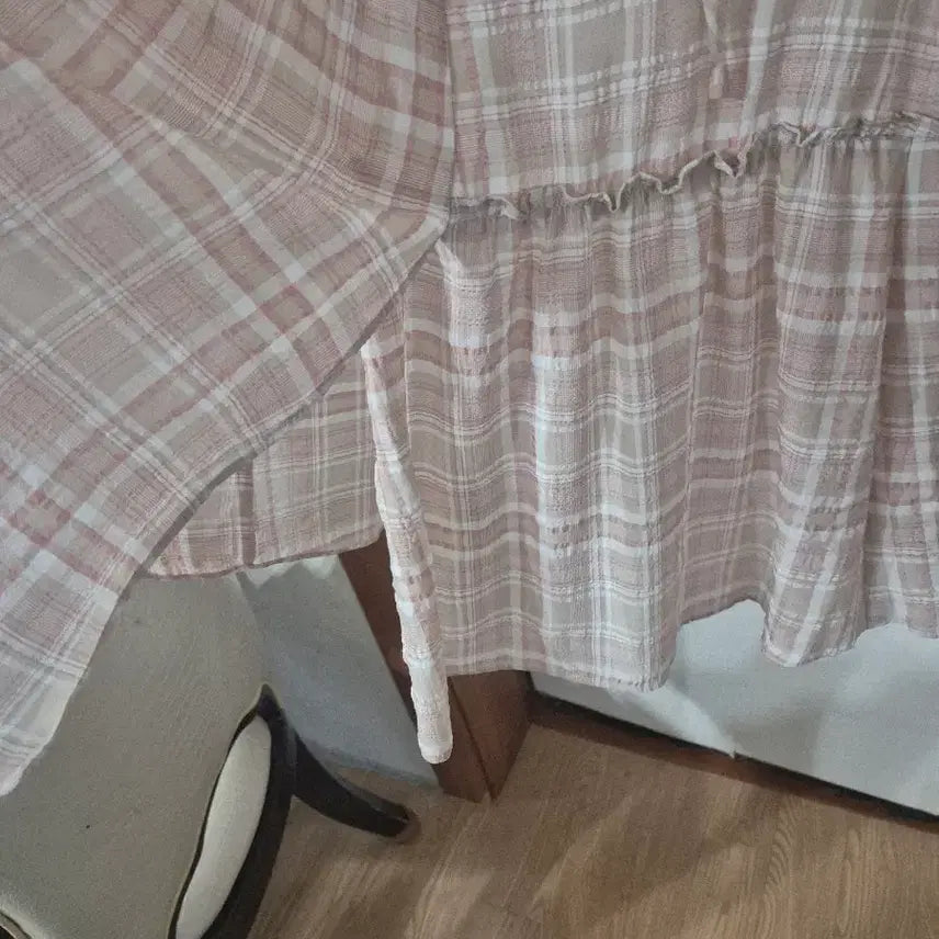 [BUNJANG] Olive Des Olive Check Long Dress / 올리브데올리브 체크 롱원피스