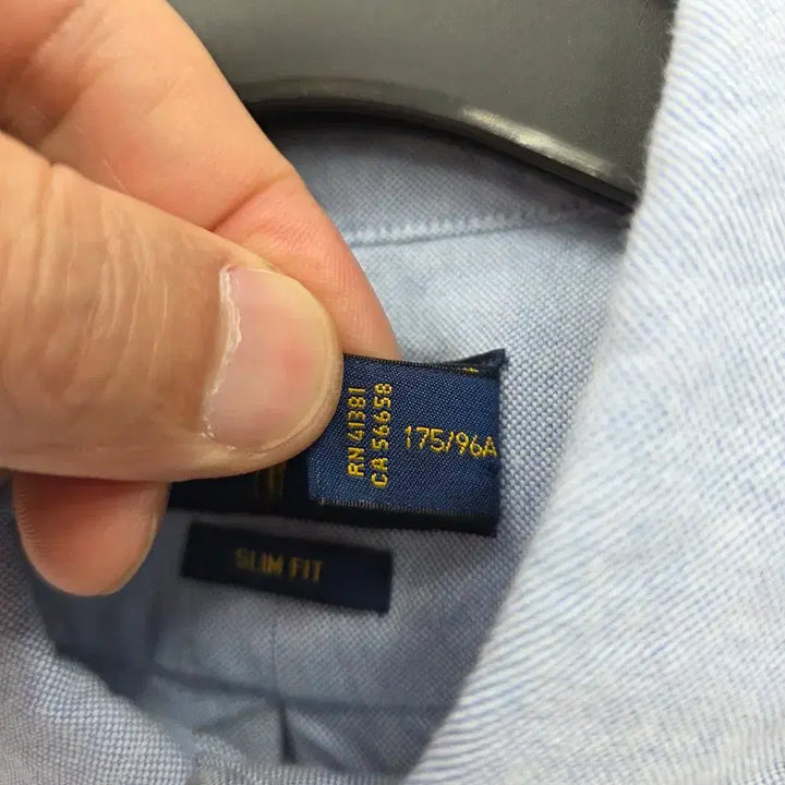 [BUNJANG] Polo Ralph Lauren Slim Fit Oxford Shirt / M 폴로 랄프로렌 슬림핏 옥스포드 블루 셔츠