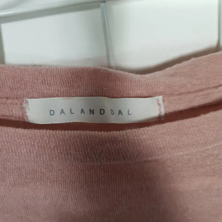 [BUNJANG] Pink Long Sleeve Knit Basic T-shirt / 핑크색 긴팔 니트 편안한 기본 티셔츠