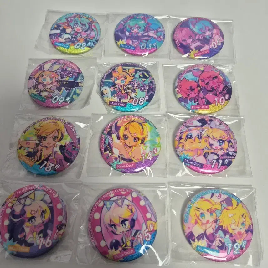 [BUNJANG] Vocaloid Hatsune Miku Kagamine Rin Len Megurine Luka Muse Dash Badge / 보컬로이드 하츠네 미쿠 카가미네 린렌 메구리네 루카 뮤즈대쉬 일괄