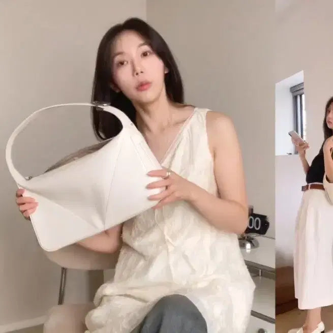 [BUNJANG] Elbategev Grace Bag White / 엘바테게브 그레이스백 화이트