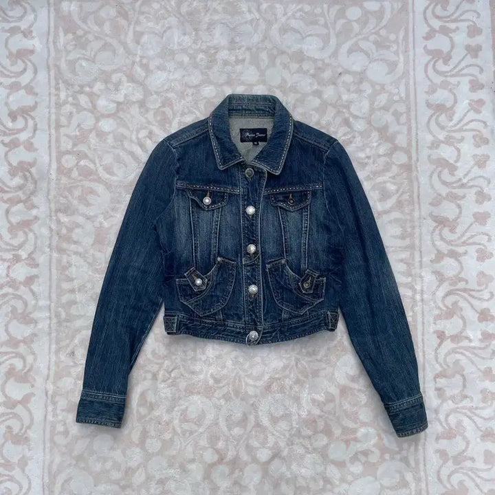 [BUNJANG] Vintage Cropped Western Denim Jacket / Vintage Cropped western Denim Jacket