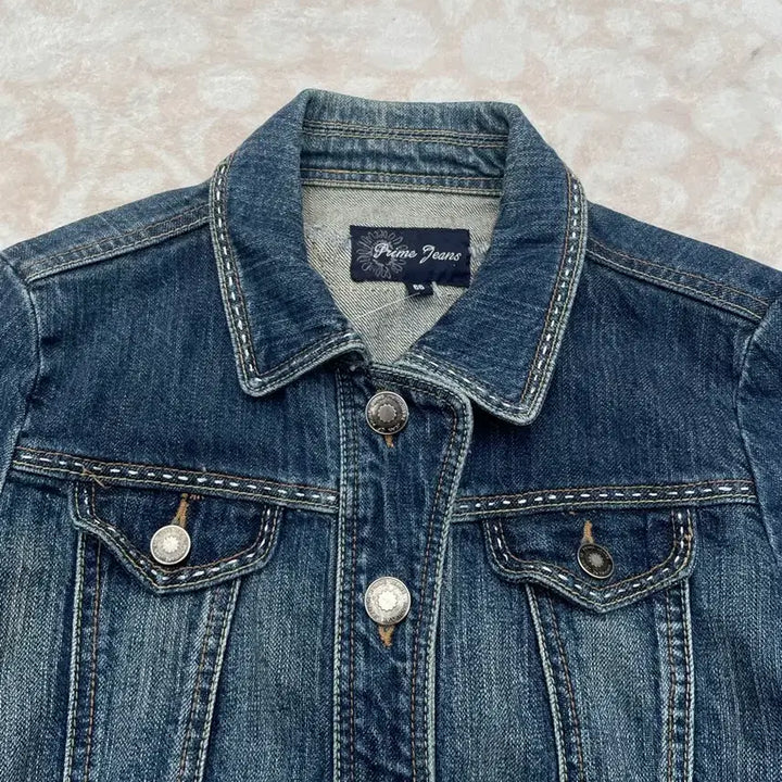 [BUNJANG] Vintage Cropped Western Denim Jacket / Vintage Cropped western Denim Jacket