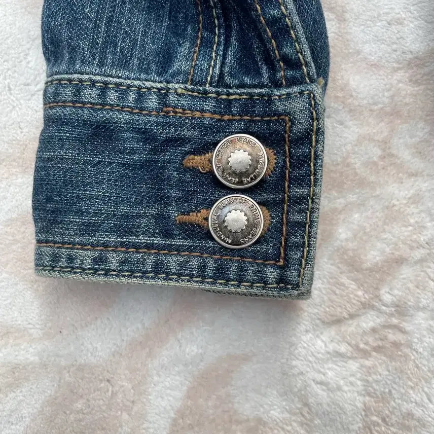 [BUNJANG] Vintage Cropped Western Denim Jacket / Vintage Cropped western Denim Jacket