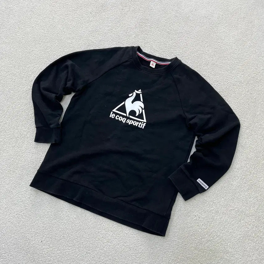 [BUNJANG] Le Coq Sportif Big Logo Long Sleeve Sweatshirt / M 르꼬끄 빅로고 긴팔 맨투맨 0324M