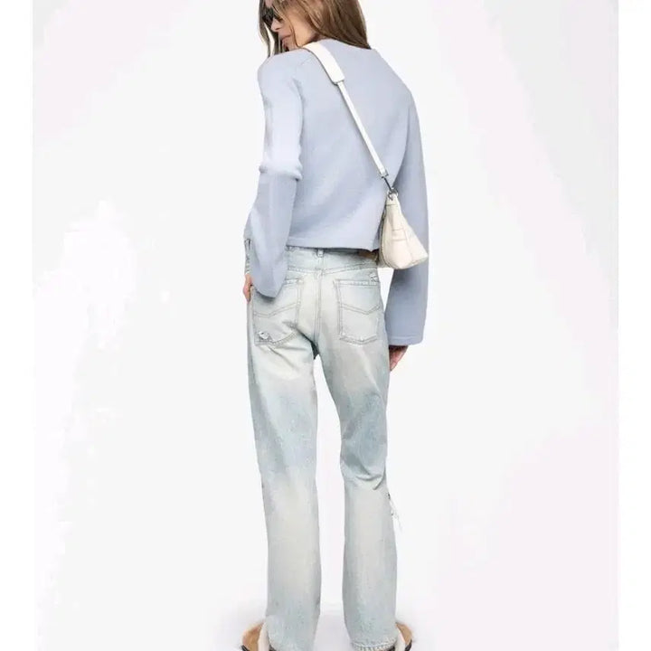 [BUNJANG] ZADIG &amp; VOLTAIRE Cashmere Wool Wide Sleeve Cardigan / 2026.쟈딕앤볼테르)캐시.울 와이드 소매 가디건