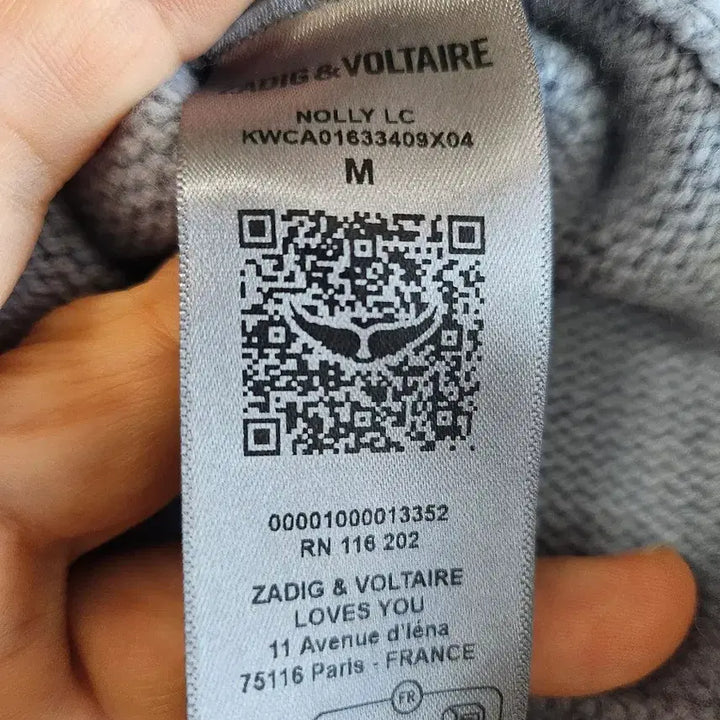 [BUNJANG] ZADIG &amp; VOLTAIRE Cashmere Wool Wide Sleeve Cardigan / 2026.쟈딕앤볼테르)캐시.울 와이드 소매 가디건
