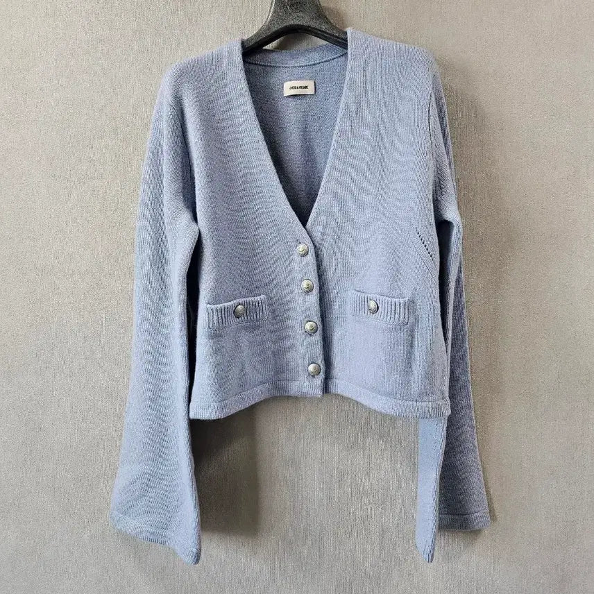 [BUNJANG] ZADIG &amp; VOLTAIRE Cashmere Wool Wide Sleeve Cardigan / 2026.쟈딕앤볼테르)캐시.울 와이드 소매 가디건