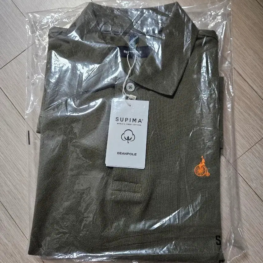 [BUNJANG] Beanpole Supima Cotton Polo Shirt (Olive) - S / 빈폴수피마코튼 피케티셔츠(반팔_올리브 컬러)