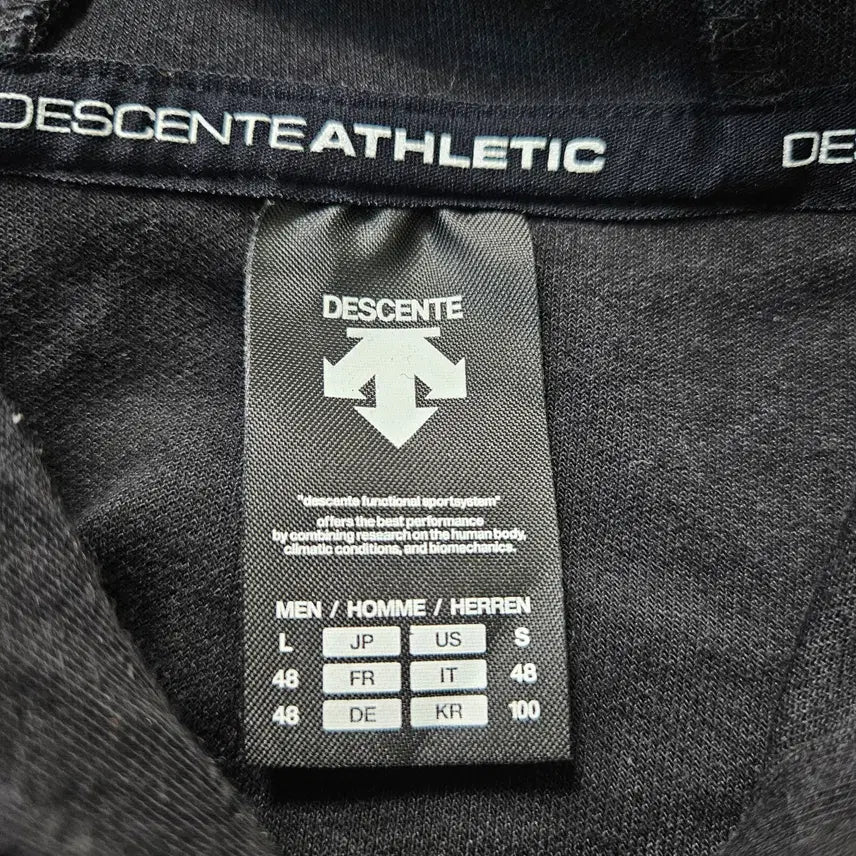 [BUNJANG] Descente Street Printing Hoodie / 100 데상트 스트릿 프린팅 후드티 0323Y